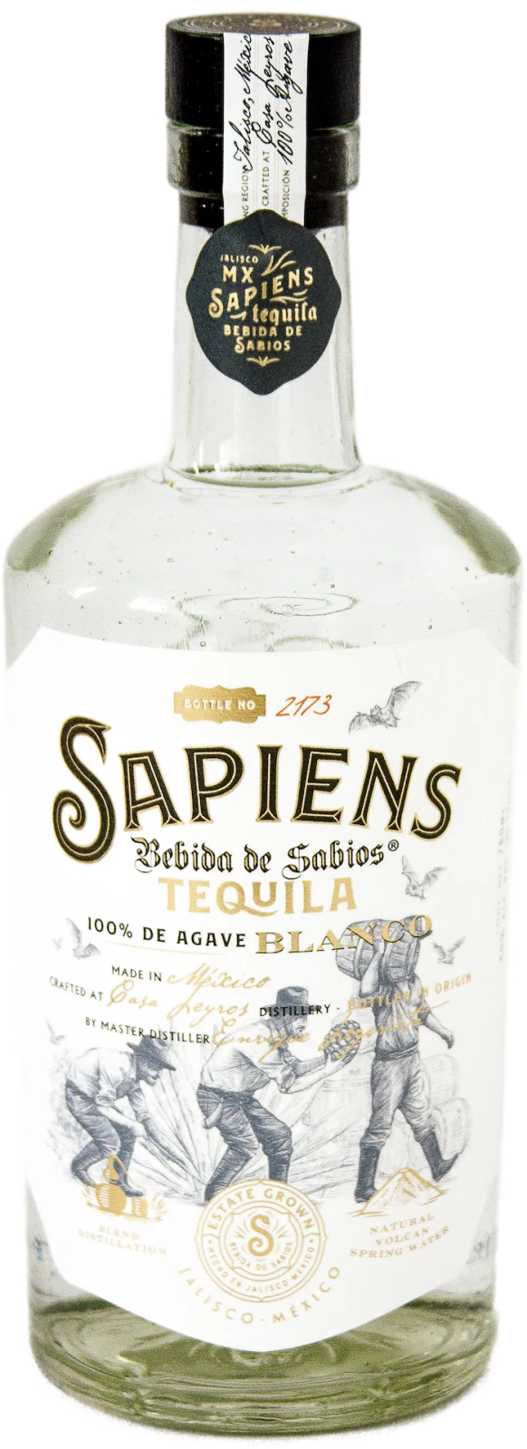 Sapiens Tequila Blanco bottle
